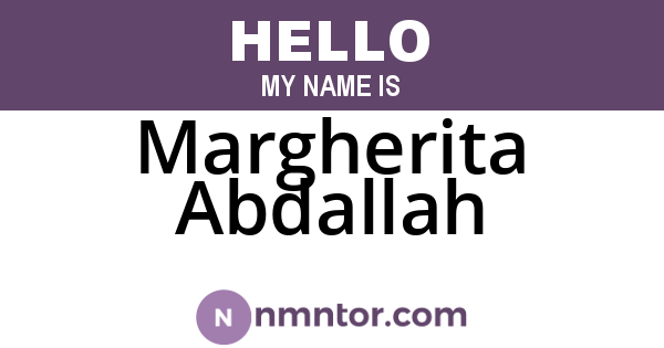 Margherita Abdallah