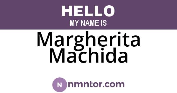Margherita Machida