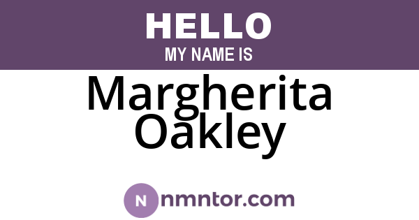 Margherita Oakley