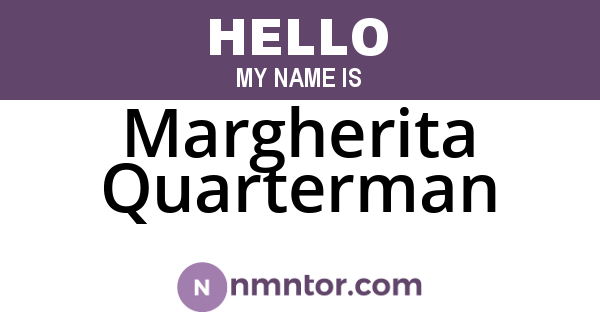Margherita Quarterman