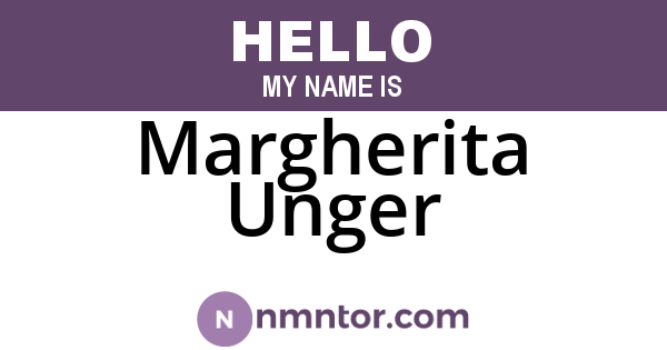 Margherita Unger