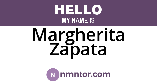 Margherita Zapata