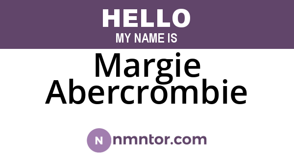 Margie Abercrombie