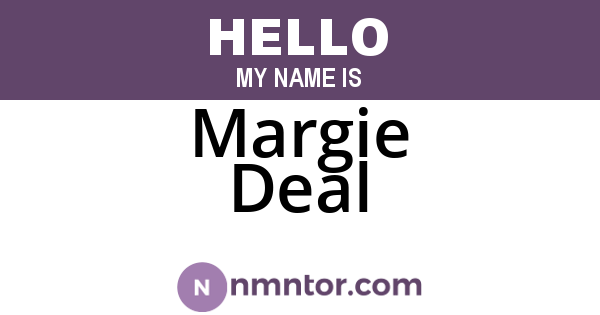 Margie Deal