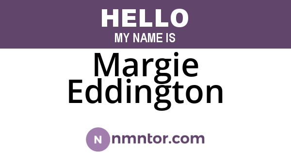 Margie Eddington
