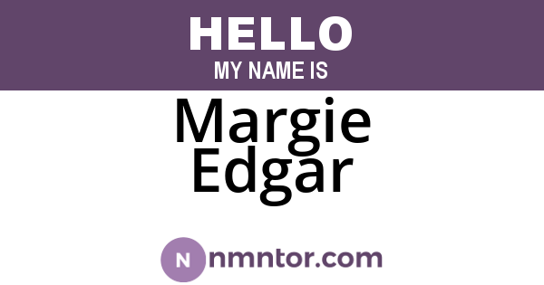 Margie Edgar