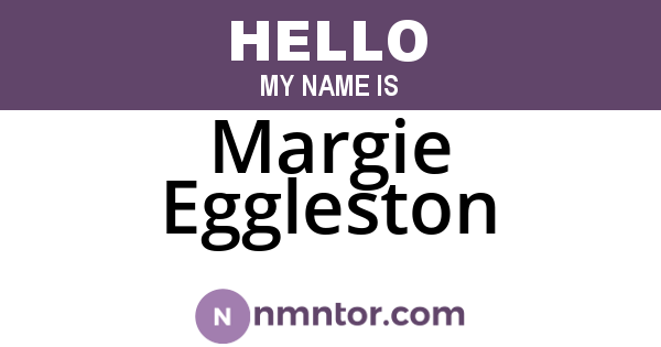 Margie Eggleston