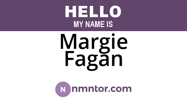 Margie Fagan