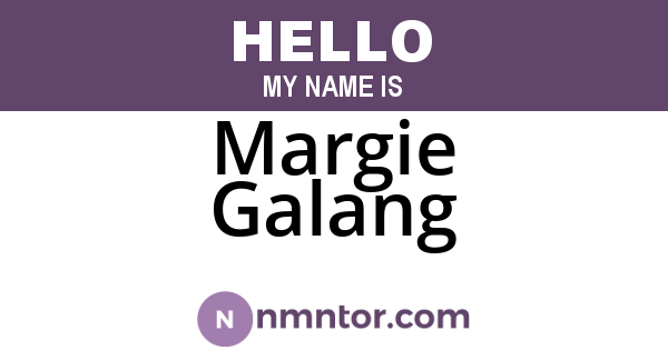 Margie Galang