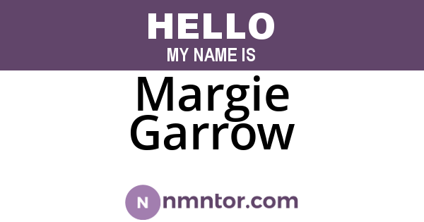 Margie Garrow