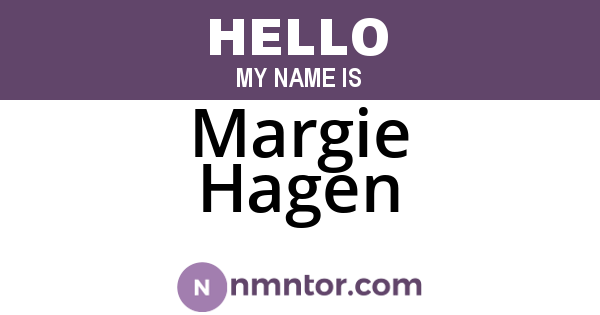Margie Hagen