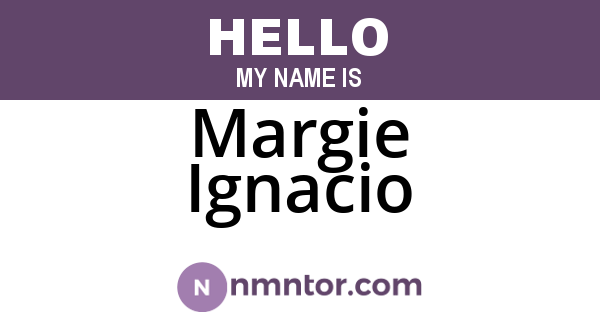 Margie Ignacio