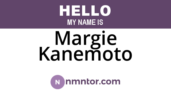 Margie Kanemoto