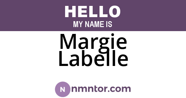 Margie Labelle