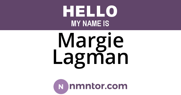 Margie Lagman