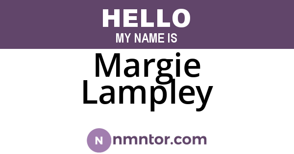 Margie Lampley