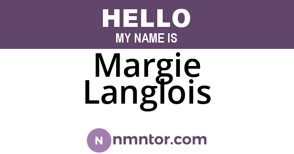 Margie Langlois
