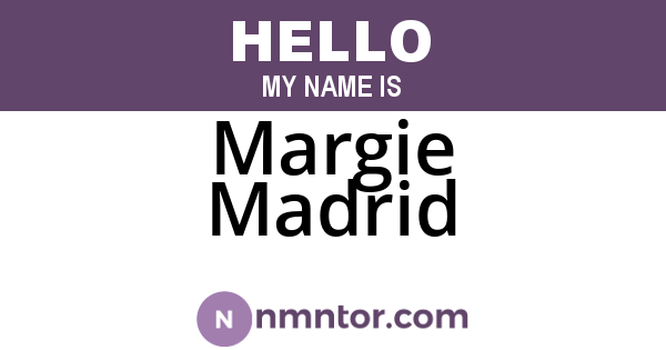 Margie Madrid