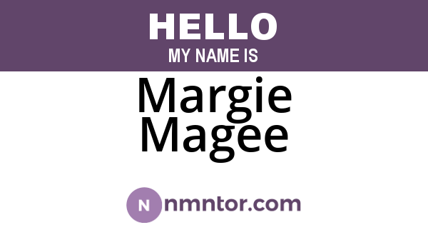 Margie Magee