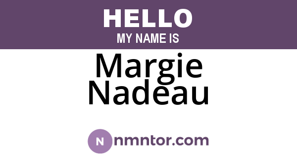 Margie Nadeau