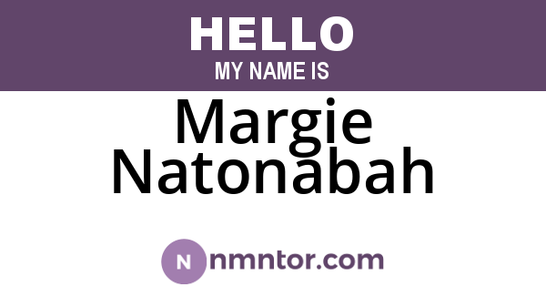 Margie Natonabah