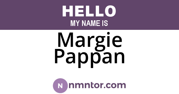 Margie Pappan