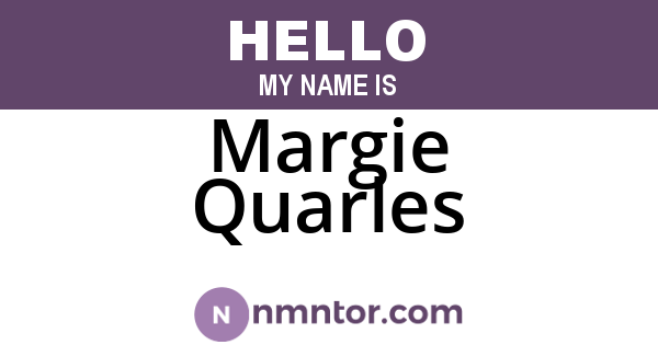 Margie Quarles