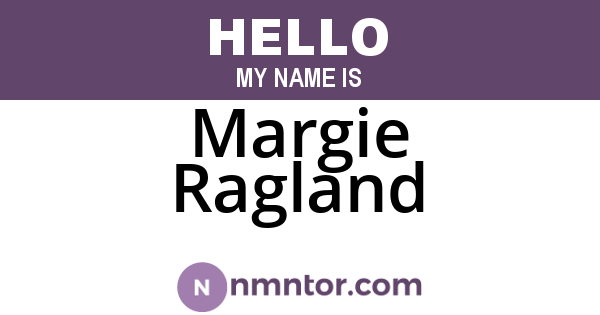 Margie Ragland
