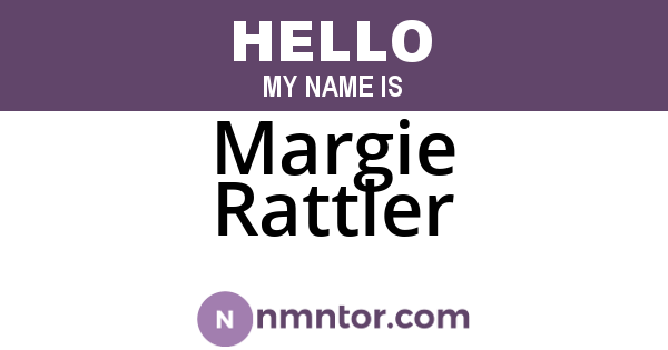 Margie Rattler