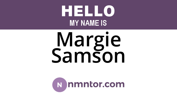 Margie Samson