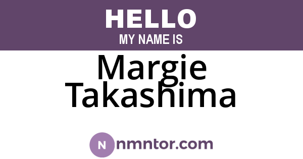 Margie Takashima