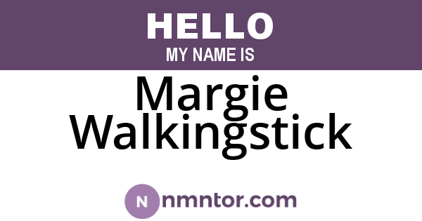 Margie Walkingstick