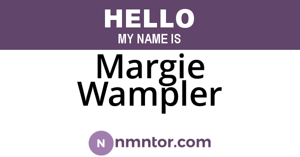 Margie Wampler
