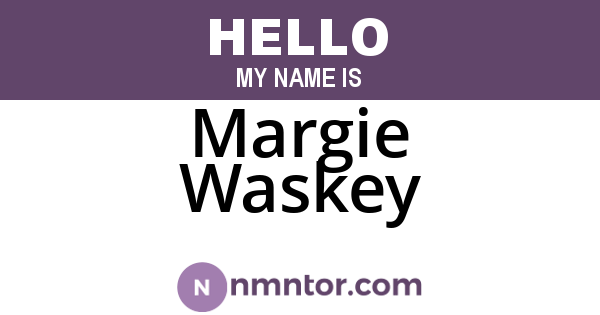 Margie Waskey