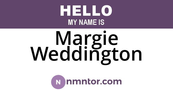 Margie Weddington