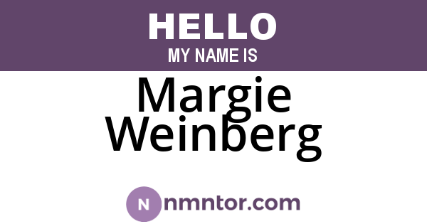 Margie Weinberg