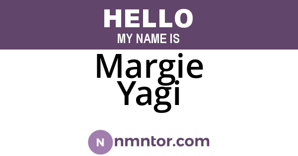 Margie Yagi