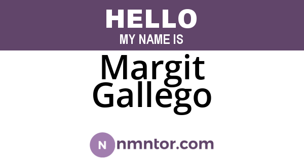 Margit Gallego