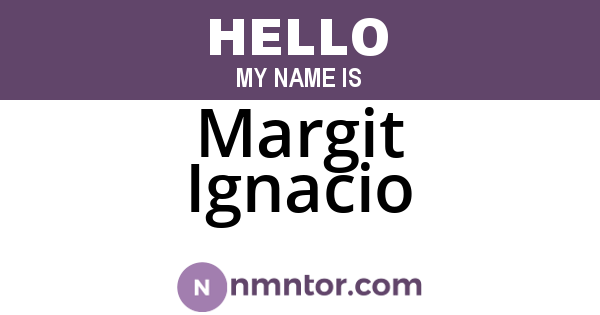 Margit Ignacio