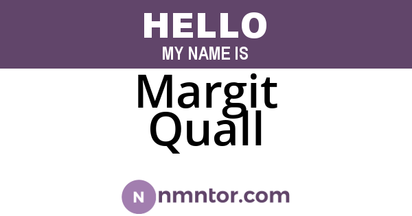 Margit Quall