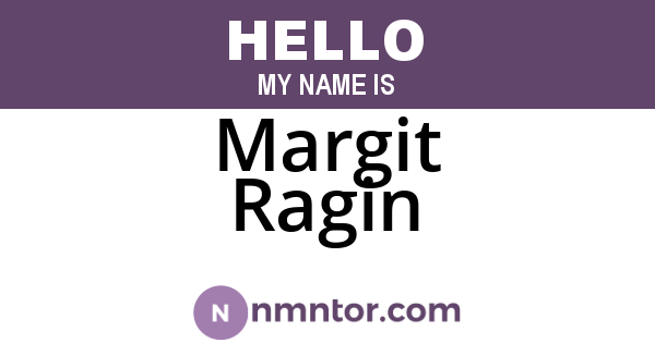 Margit Ragin