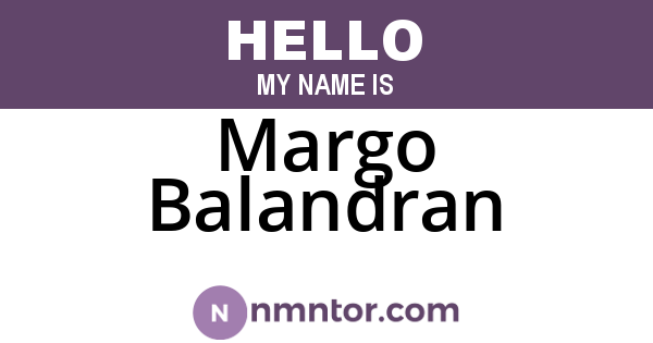 Margo Balandran