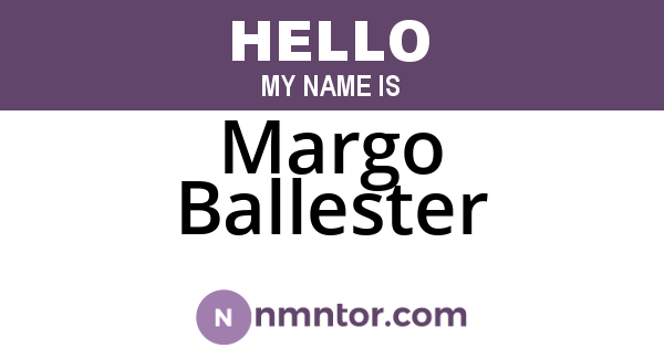 Margo Ballester