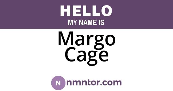 Margo Cage