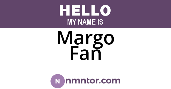 Margo Fan