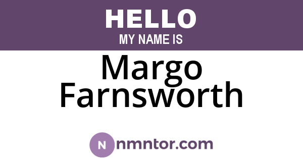 Margo Farnsworth
