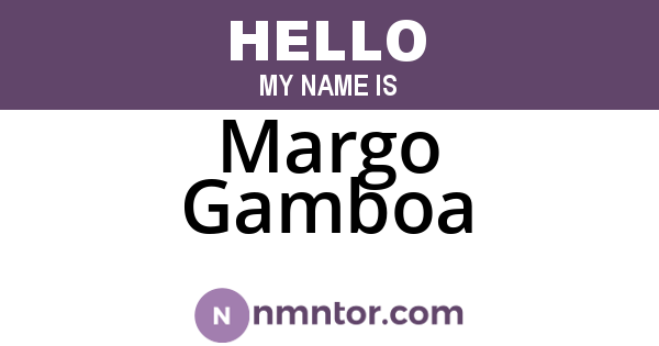 Margo Gamboa