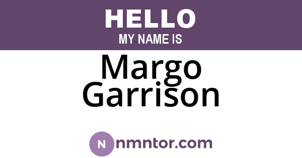 Margo Garrison