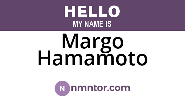 Margo Hamamoto