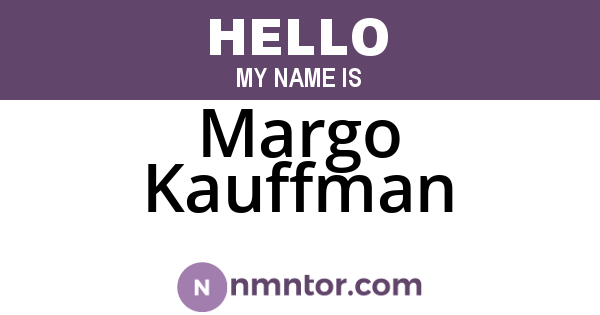 Margo Kauffman